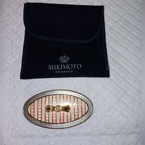 Mikimoto Rare Pink & Silver Mirror